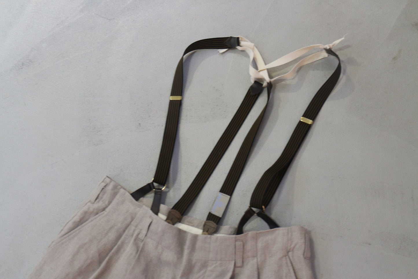 STASH SLACKS with SUSPENDER